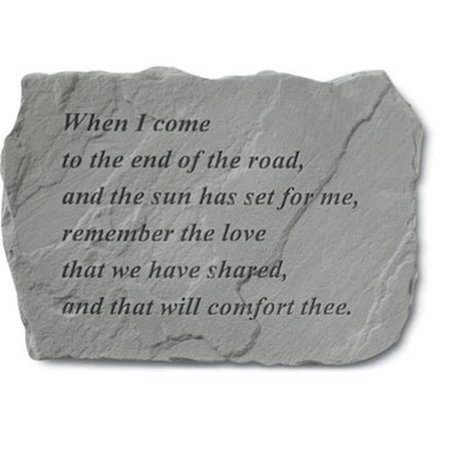 KAY BERRY - Inc. When I Come To The End Of The Road - Memorial - 18 Inches x 13 Inches KA313576